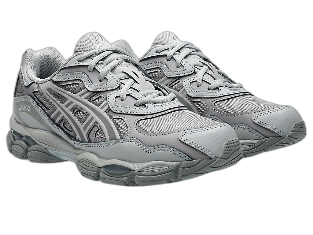 ASICS Gel-NYC Grey Cement Grey - buty sneakersy Offstreet