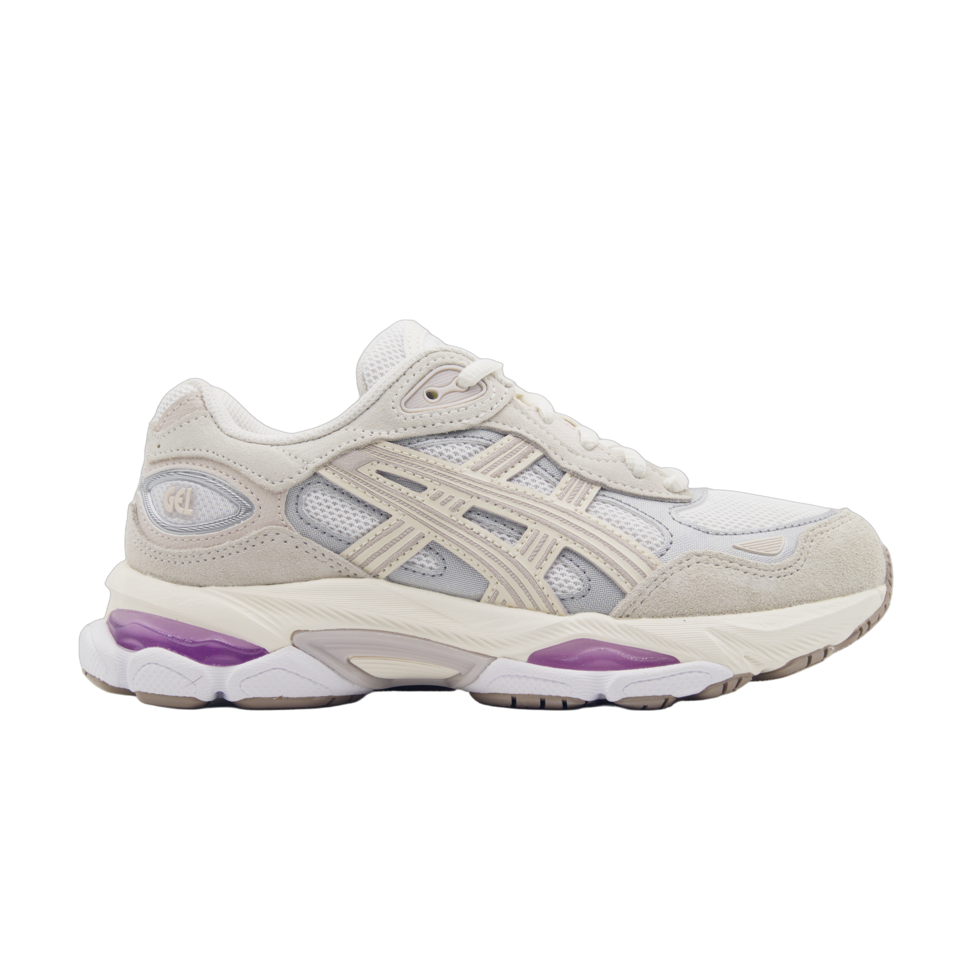 ASICS Gel-NYC 2.0 White Cream Purple – jasne sneakersy