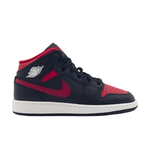 Air Jordan 1 Mid Black Varsity Red – czarno-czerwone sneakersy