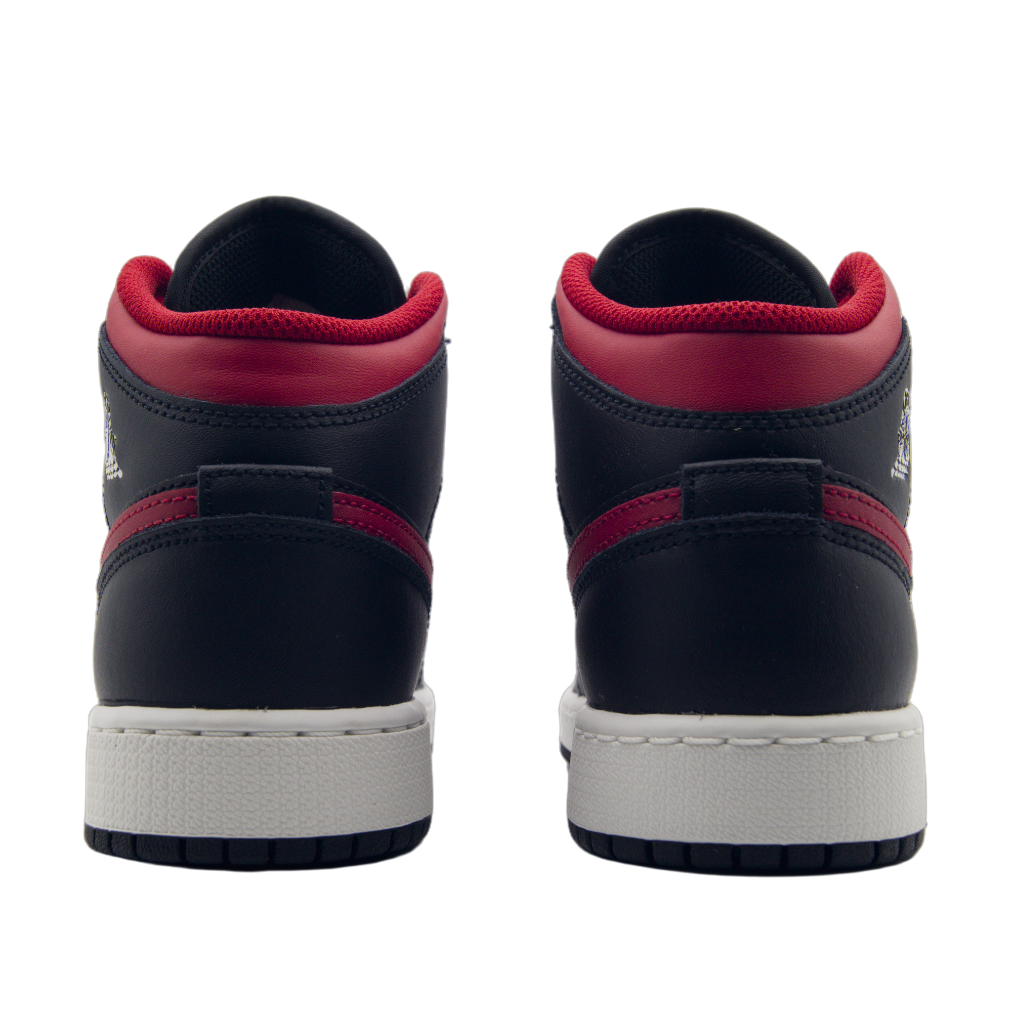 Air Jordan 1 Mid Black Varsity Red – czarno-czerwone sneakersy