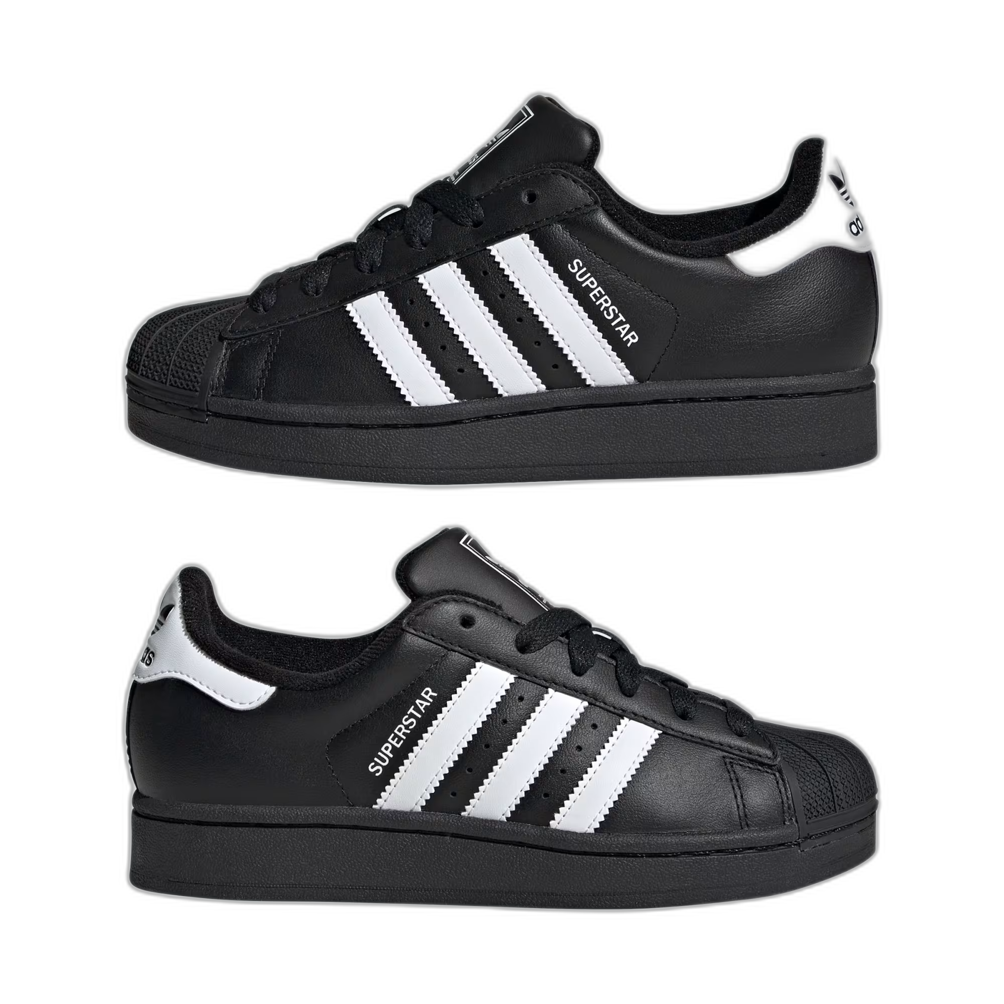 adidas Superstar II Black White (GS) - buty sneakersy Offstreet