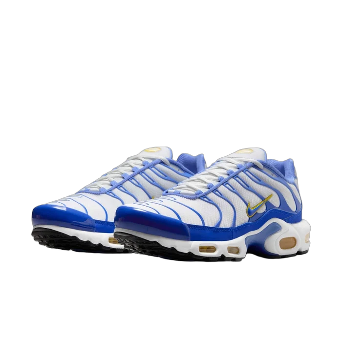 Nike Air Max Plus White Lyon Blue Varsity Maize - buty sneakersy Offstreet