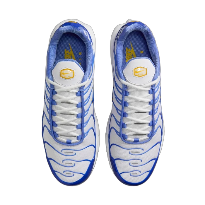 Nike Air Max Plus White Lyon Blue Varsity Maize - buty sneakersy Offstreet