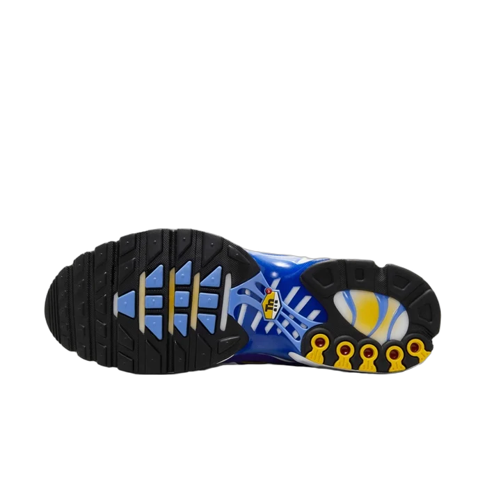 Nike Air Max Plus White Lyon Blue Varsity Maize - buty sneakersy Offstreet
