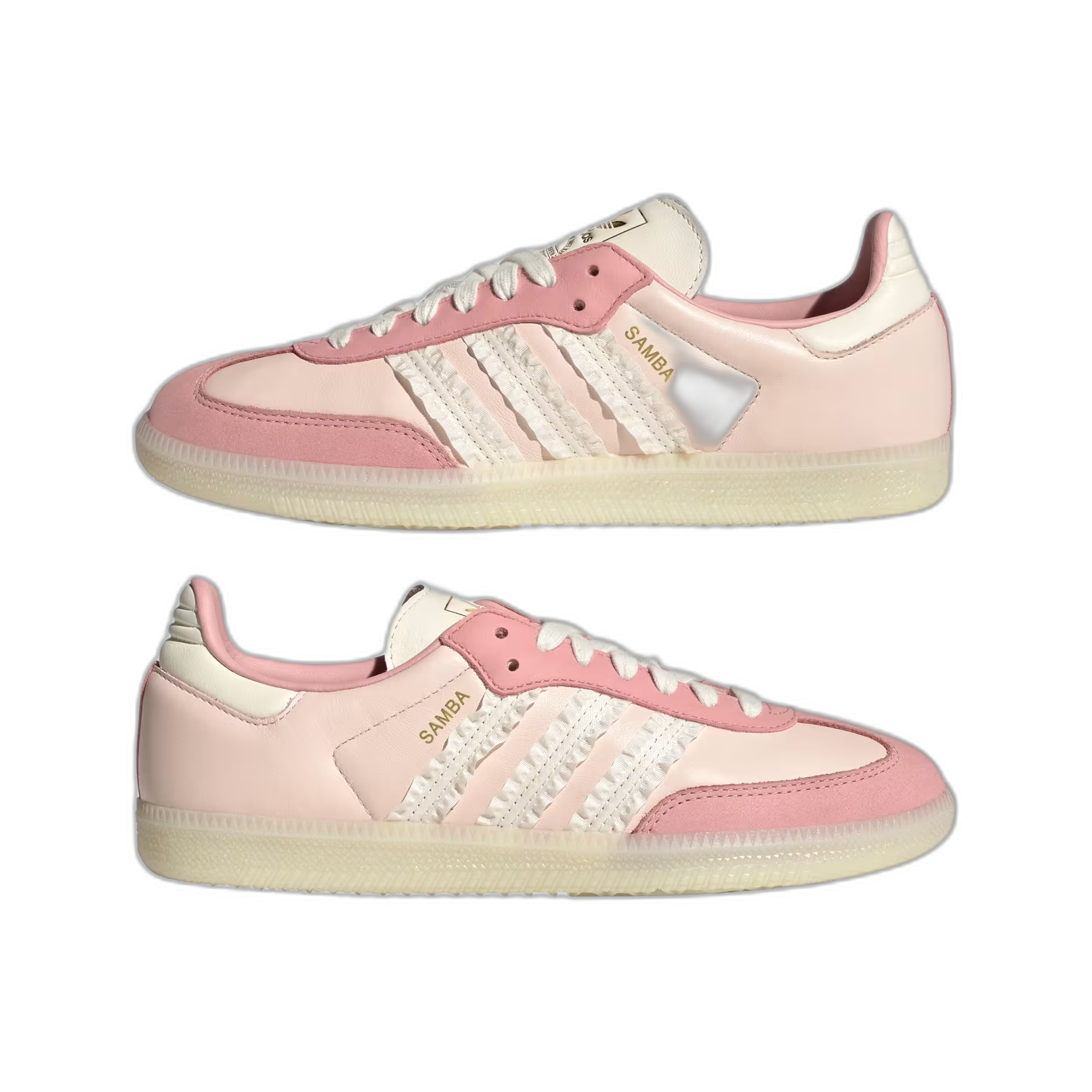 adidas Samba Ruffle Stripes Pack Wonder Mauve (Women's) - buty sneakersy Offstreet
