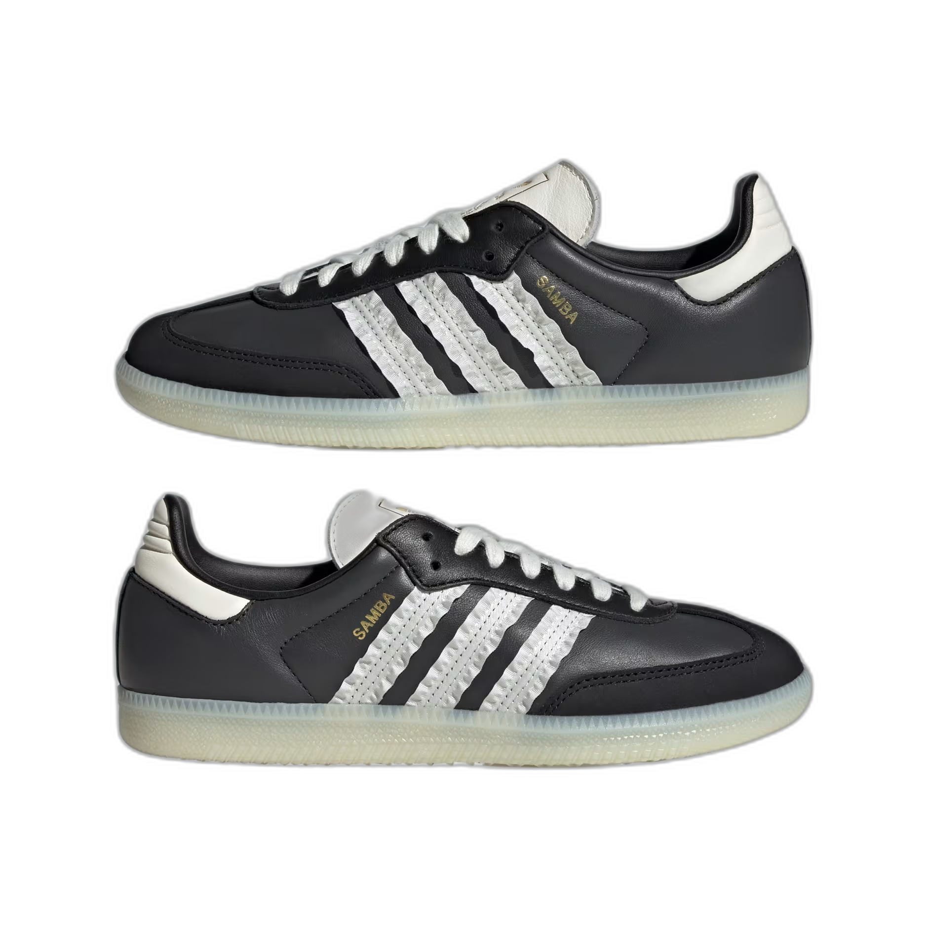 adidas Samba Ruffle Stripes Pack Black Off White (Women's) - buty sneakersy Offstreet