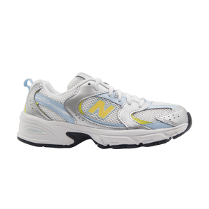 New Balance 530 Light Silver Metallic – srebrne sneakersy