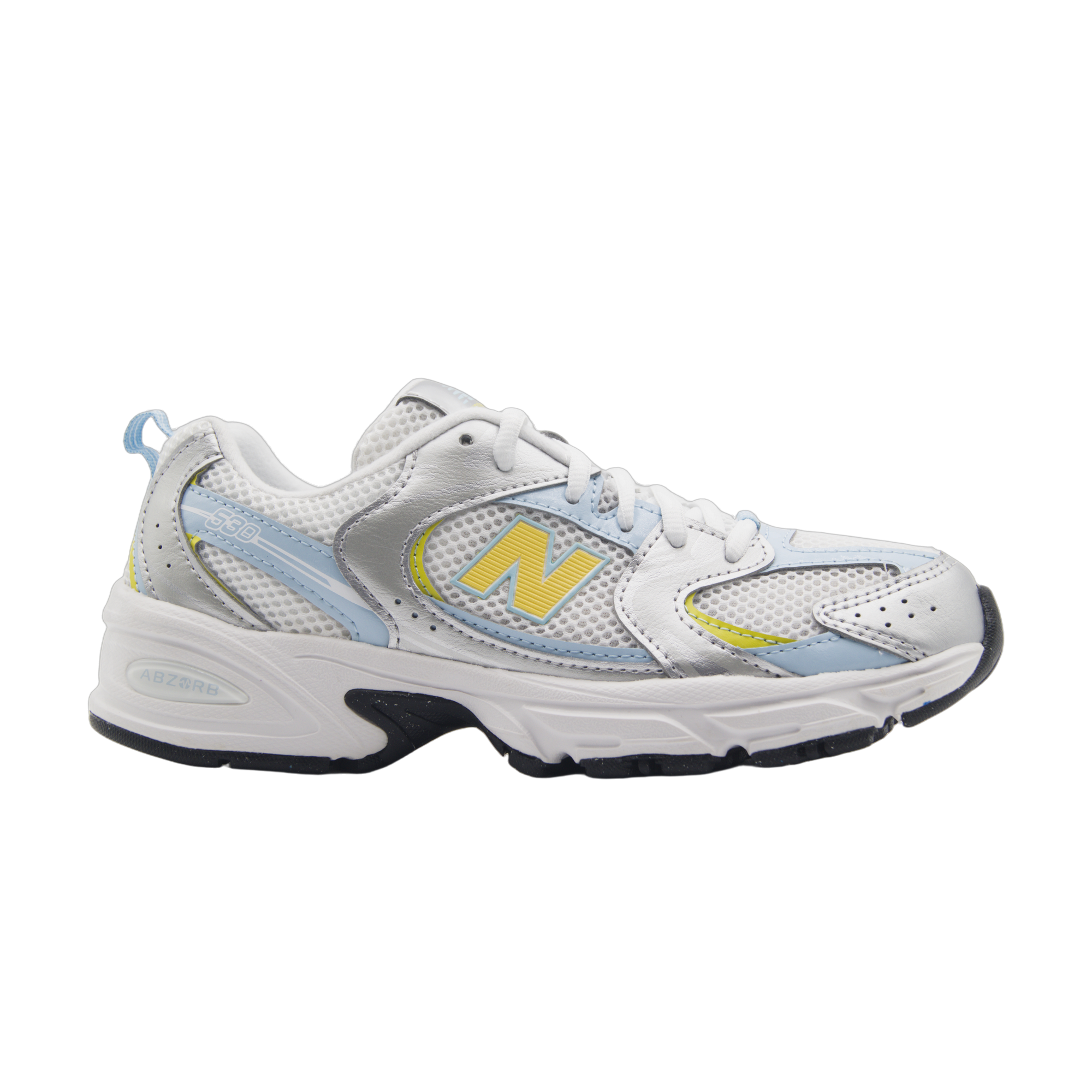 New Balance 530 Light Silver Metallic – srebrne sneakersy
