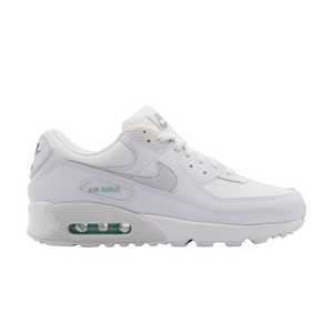 Nike Air Max 90 White Hyper Turquoise - sneakersy