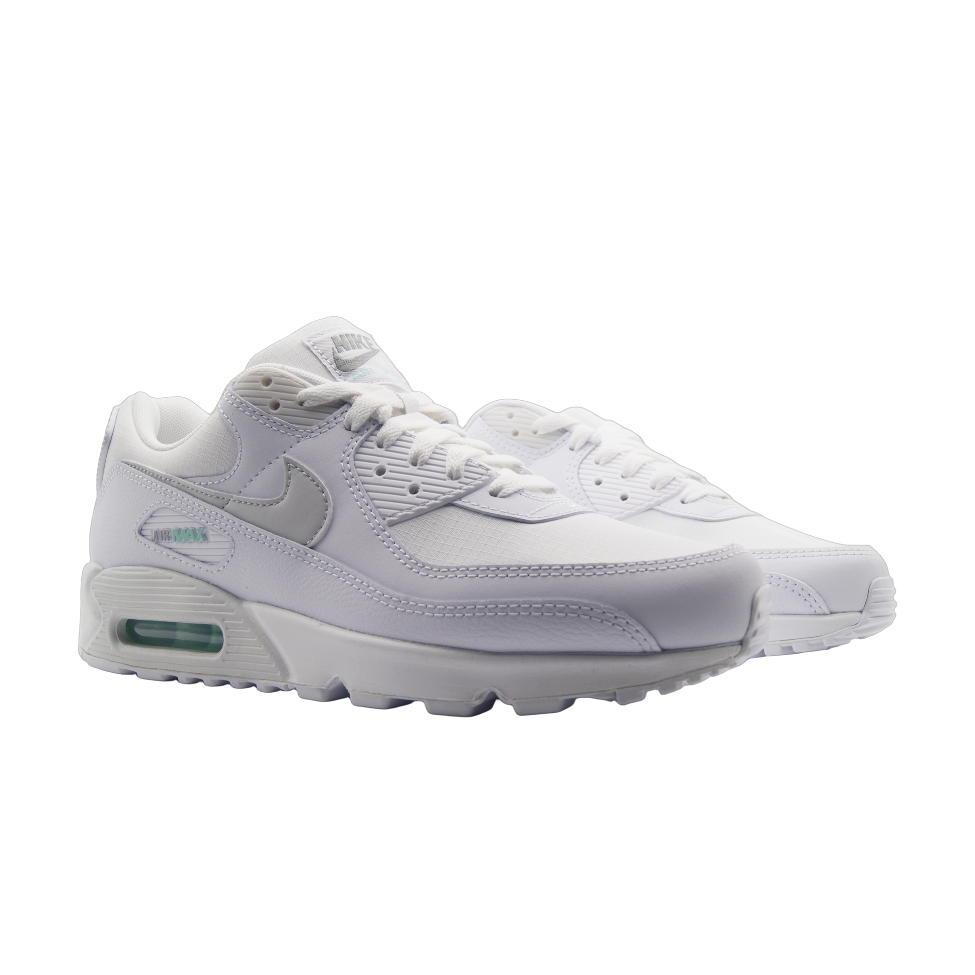 Nike Air Max 90 White Hyper Turquoise - sneakersy