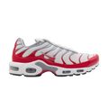 Nike Air Max Plus White University Red Wolf Grey – białe sneakersy
