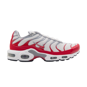 Nike Air Max Plus White University Red Wolf Grey – białe sneakersy