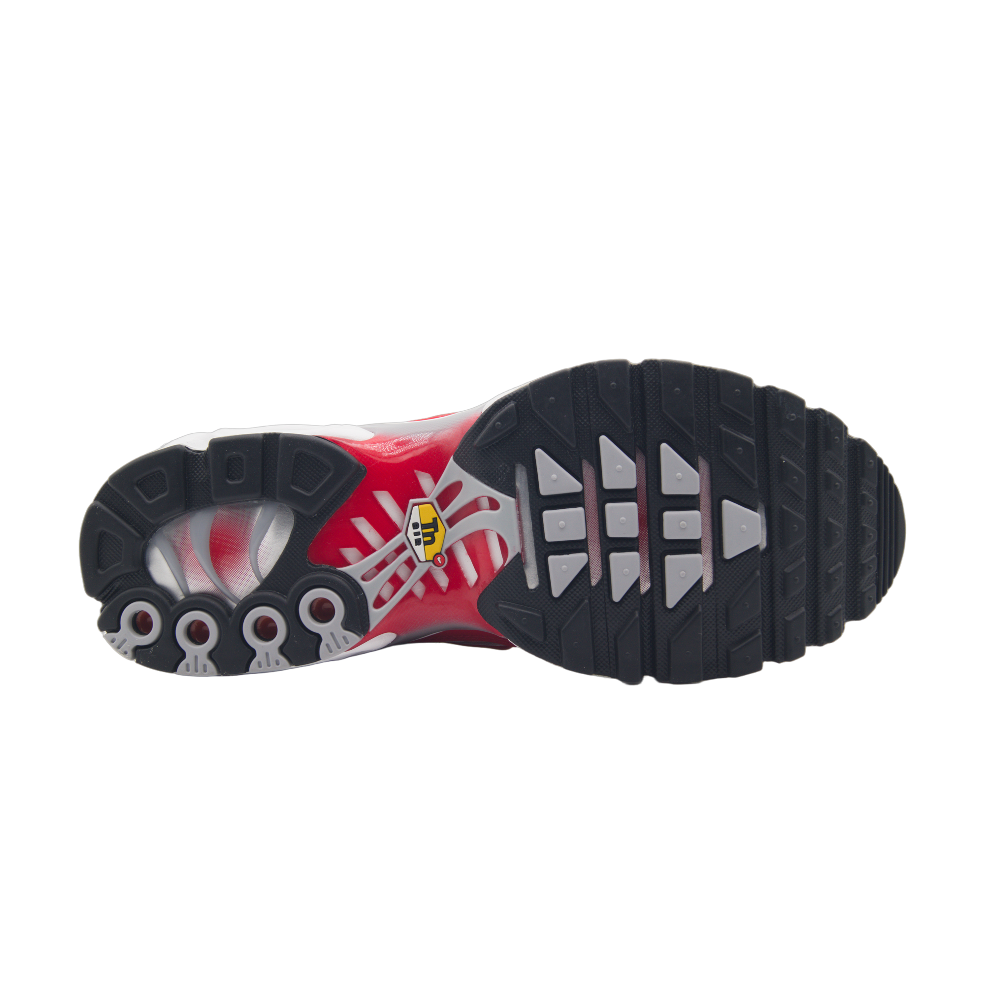 Nike Air Max Plus White University Red Wolf Grey – białe sneakersy