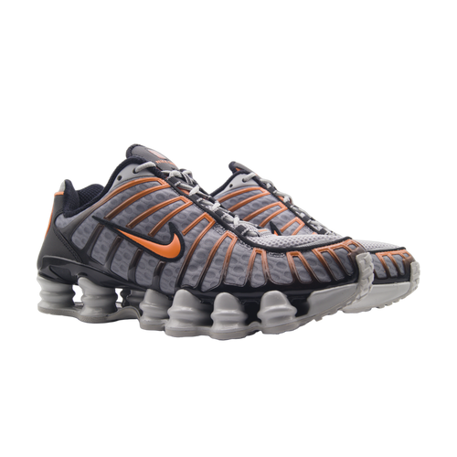 Nike Shox TL Light Smoke Grey Bright Mandarin – szare sneakersy