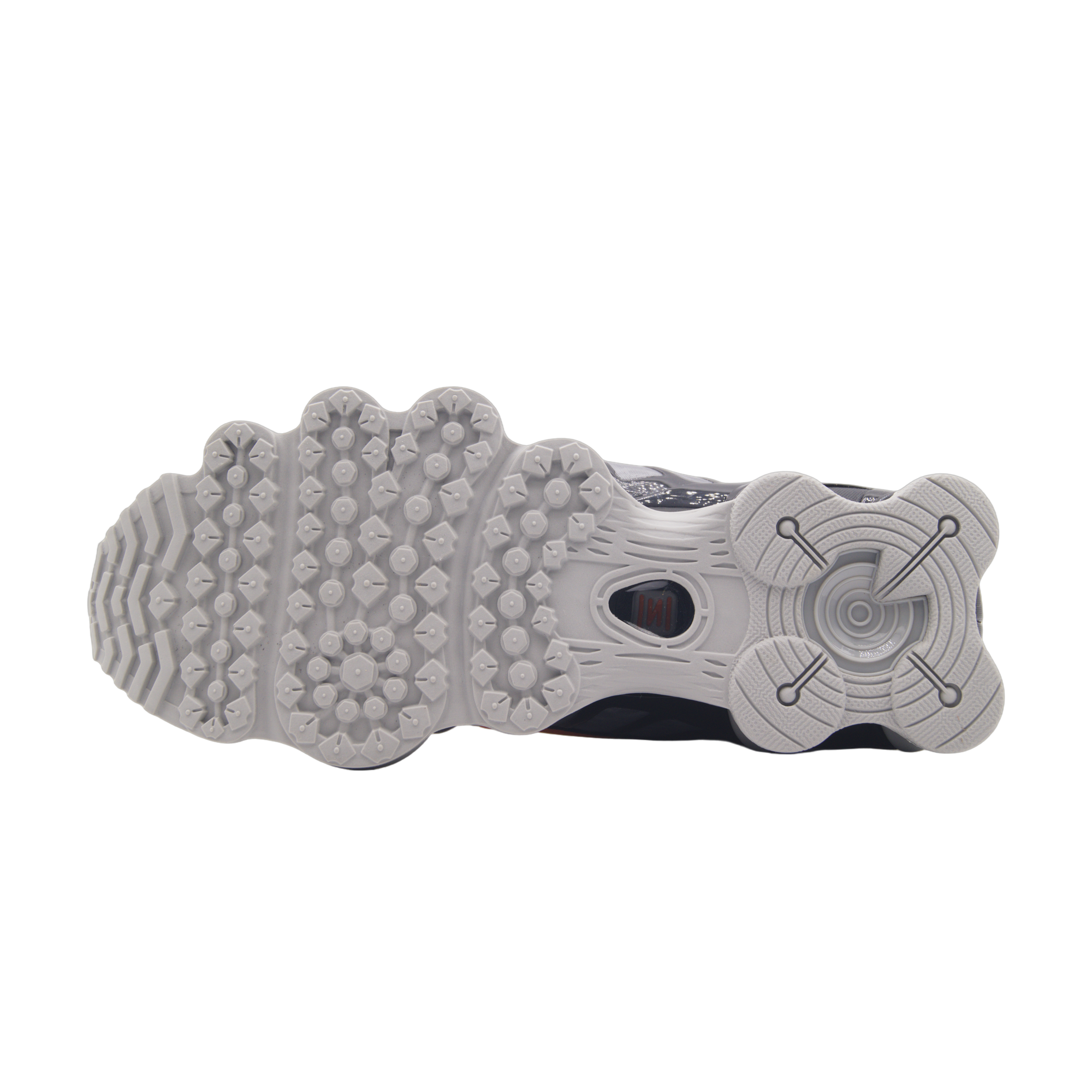 Nike Shox TL Light Smoke Grey Bright Mandarin – szare sneakersy