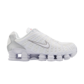 Nike Shox TL White Metallic Silver - sneakersy białe