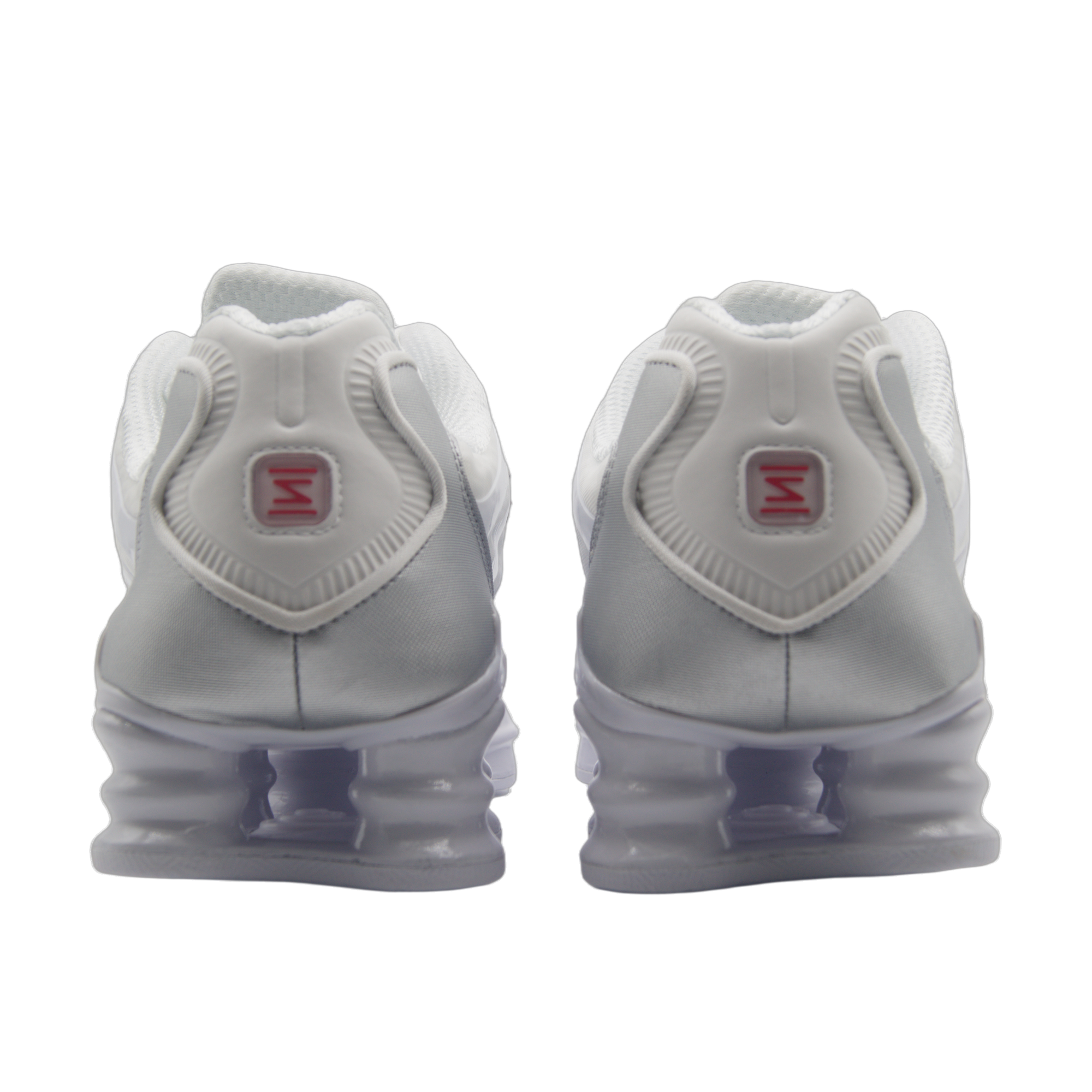 Nike Shox TL White Metallic Silver - sneakersy białe