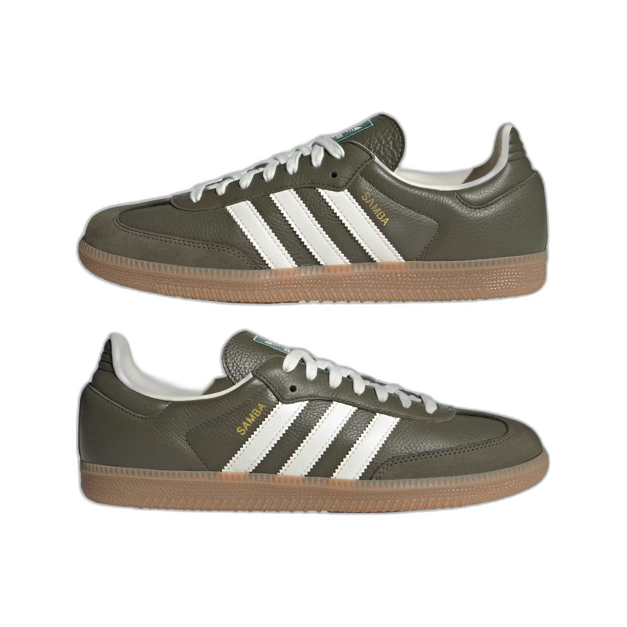 adidas Samba OG Medium Raw Khaki Gum - buty sneakersy Offstreet