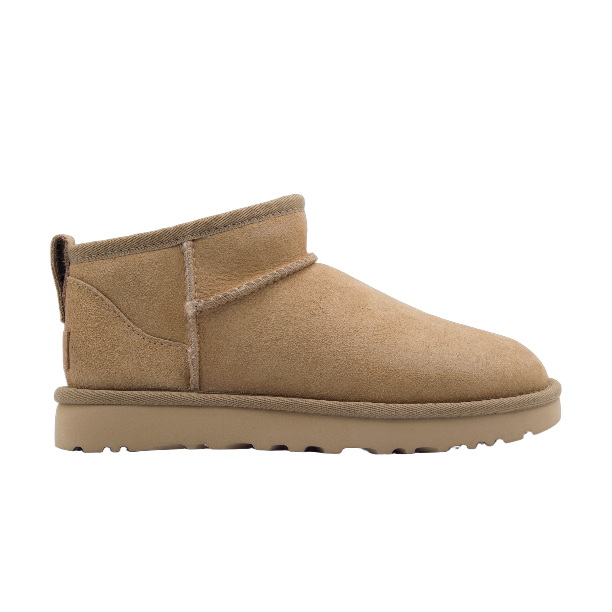 UGG Classic Ultra Mini Sand – jasnobeżowe botki