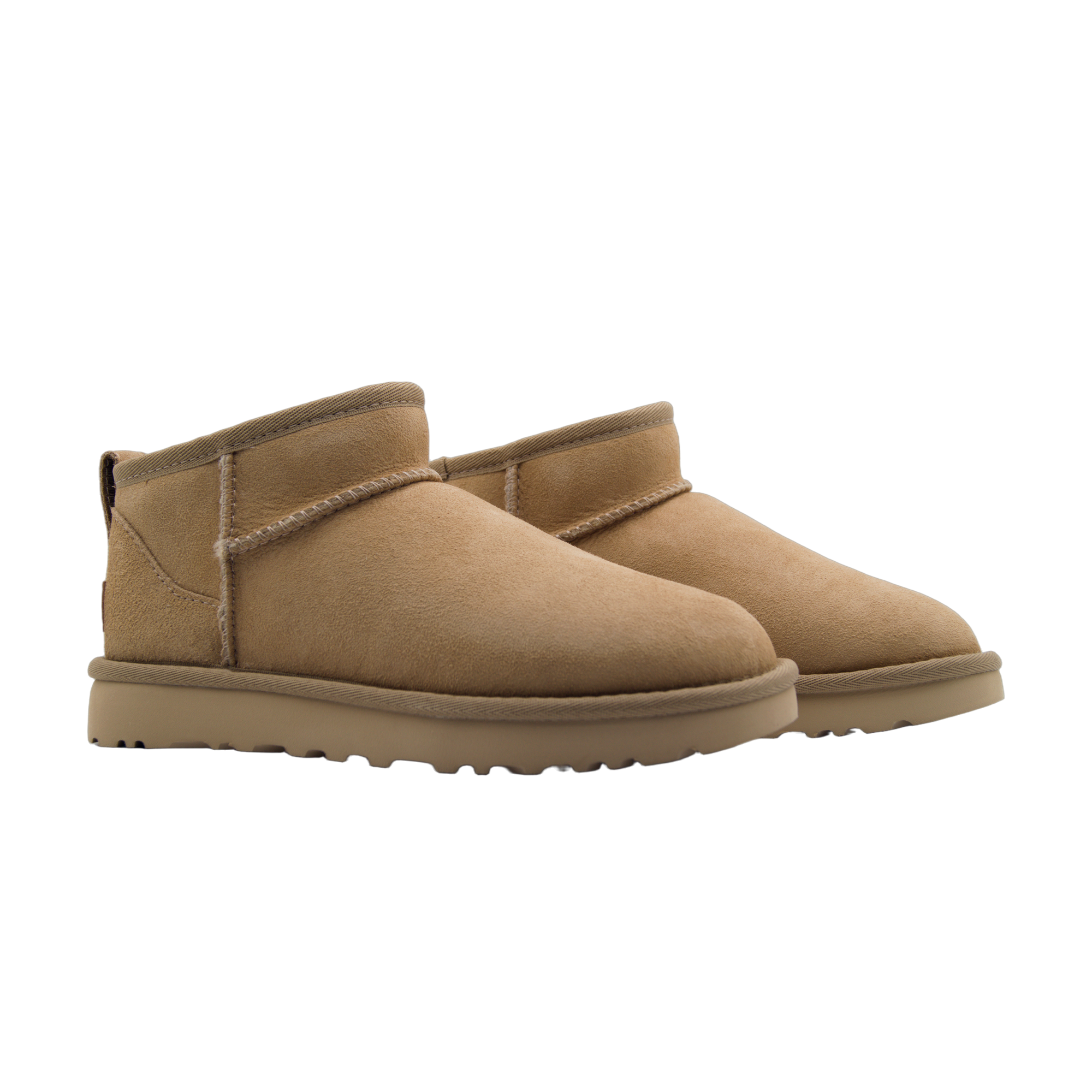 UGG Classic Ultra Mini Sand – jasnobeżowe botki