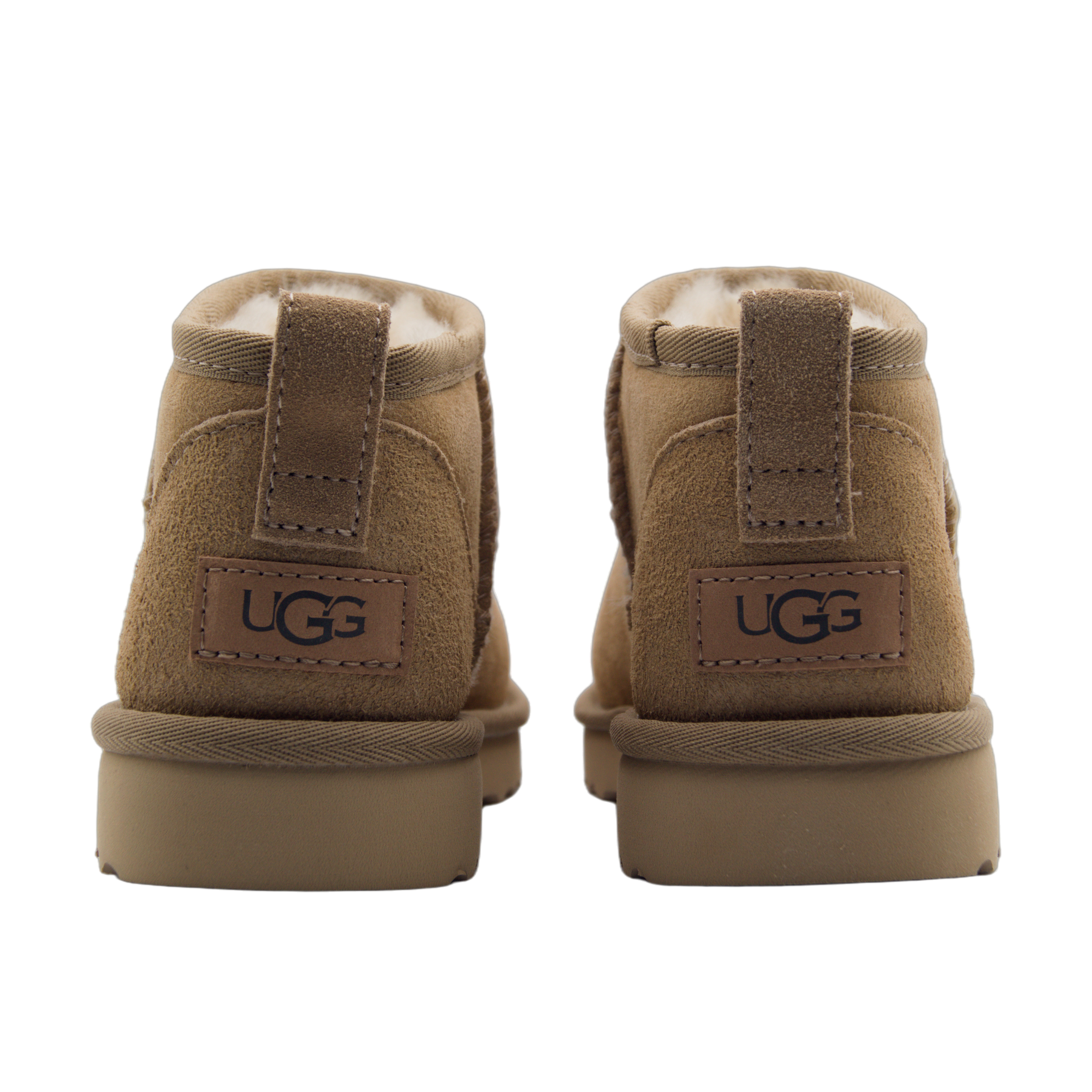 UGG Classic Ultra Mini Sand – jasnobeżowe botki