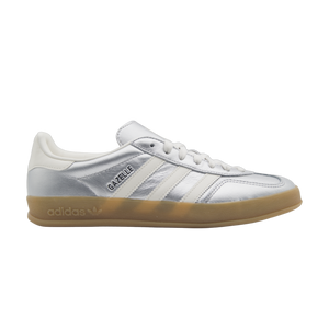 adidas Gazelle Indoor Silver Metallic Core White – srebrne sneakersy