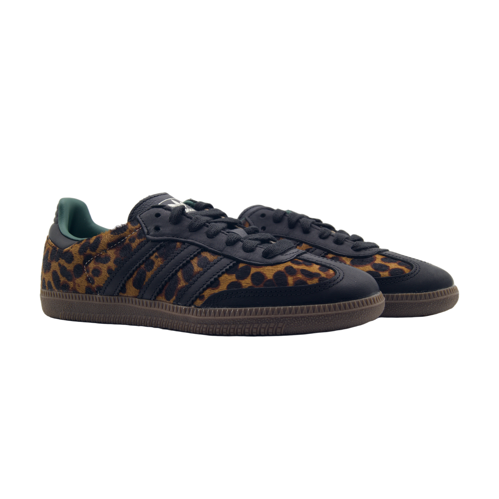 adidas Samba OG Black Green Leopard – sneakersy w panterkę