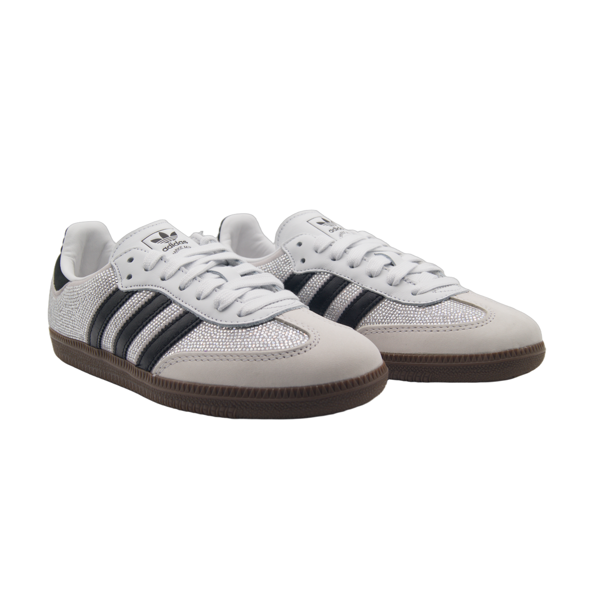 adidas Samba OG Rhinestone Crystal White Silver - sneakersy klasyczne