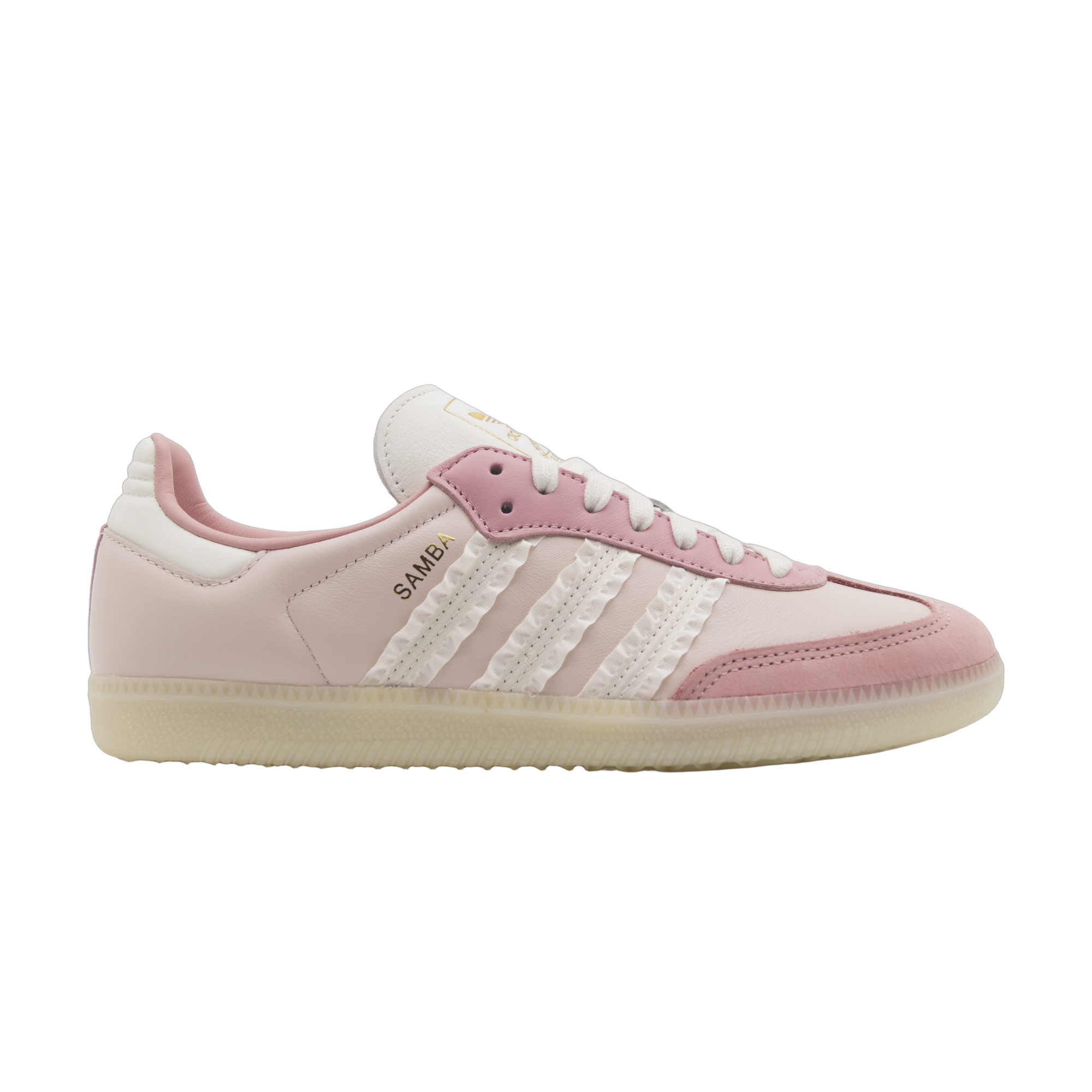 adidas Samba OG Ruffle Stripes Wonder Mauve – różowe sneakersy