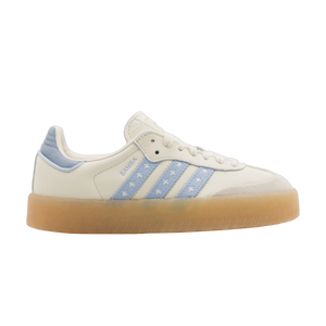 adidas Sambae Cream White Clear Sky – kremowe sneakersy z błękitnymi detalami