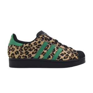 adidas Superstar II Black Green Leopard – sneakersy w panterkę