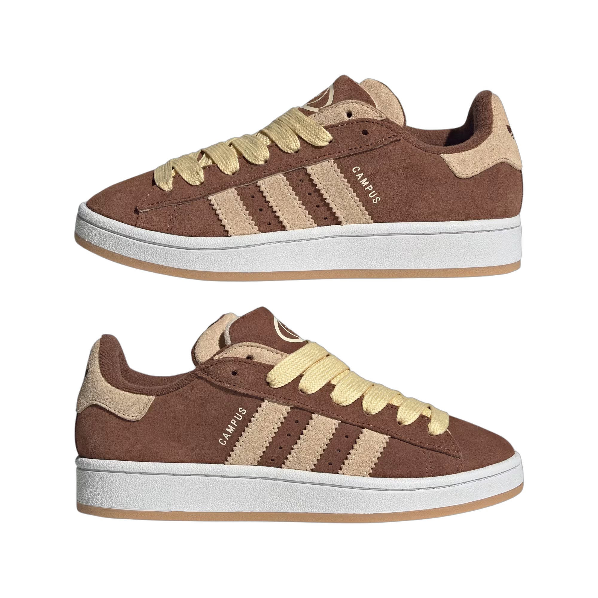 adidas Campus 00s Double Brown - sneakersy zamszowe