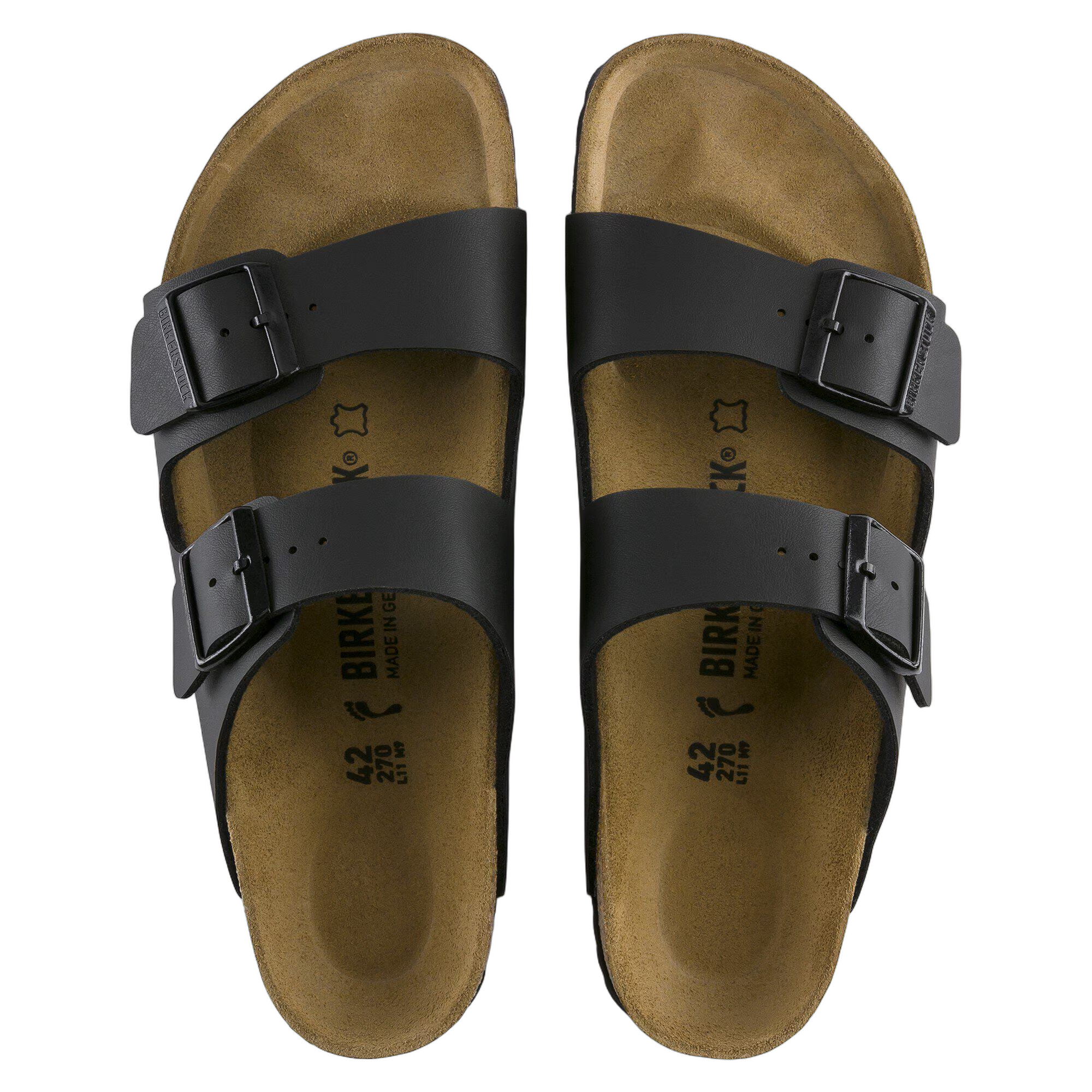 Birkenstock Arizona Birko-Flor Black N - klapki