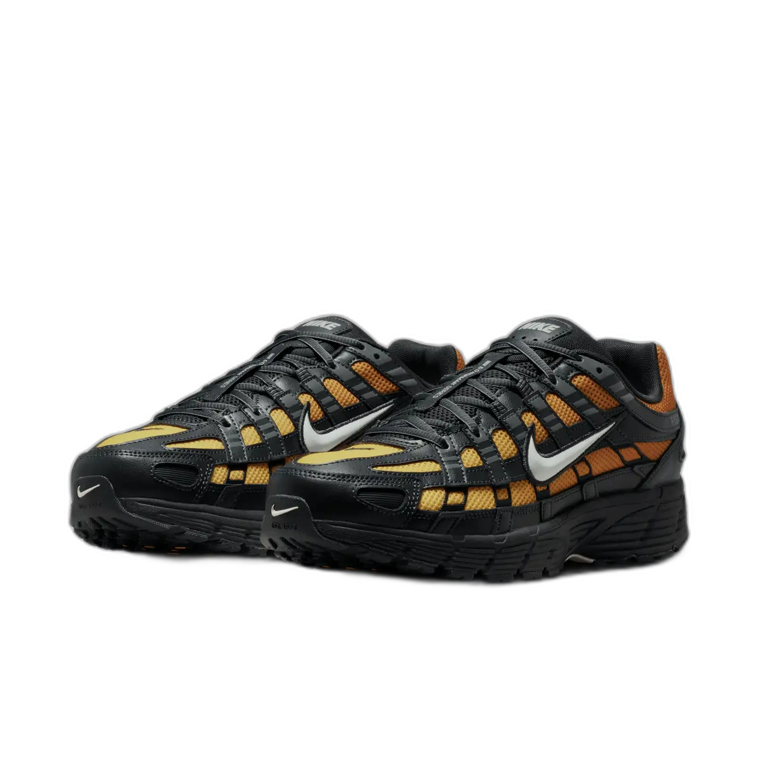 Nike P-6000 Black Orange Silver - buty sneakersy Offstreet