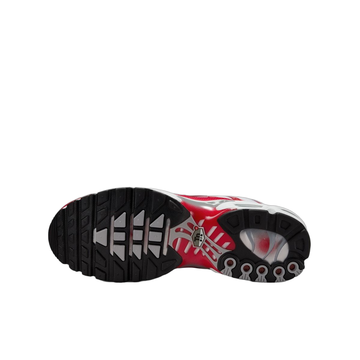 Nike Air Max Plus White University Red Wolf Grey - buty sneakersy Offstreet