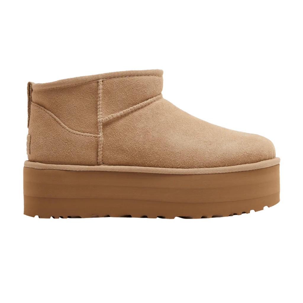 UGG Classic Ultra Mini Platform Boot Sand (Women's) - buty sneakersy Offstreet