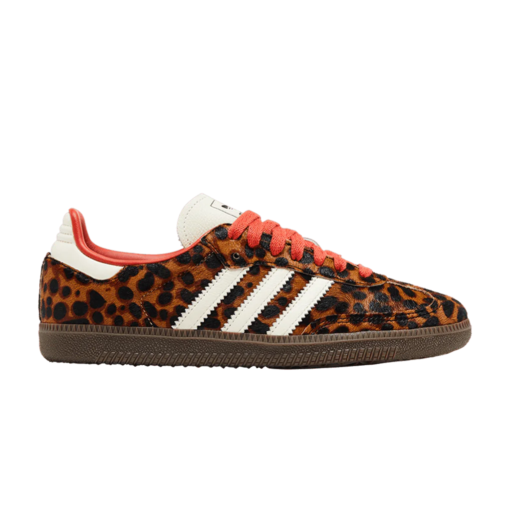 adidas Samba OG Preloved Red Leopard (Women's) - buty sneakersy Offstreet