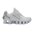 Nike Shox TL White Metallic Silver - buty sneakersy Offstreet