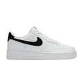 Nike Air Force 1 Low '07 White Black Pebbled Leather - buty sneakersy Offstreet