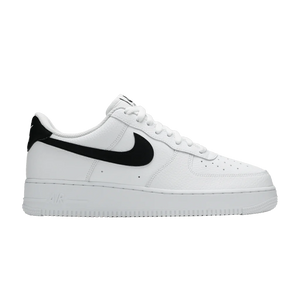 Nike Air Force 1 Low '07 White Black Pebbled Leather - buty lifestyle
