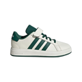 adidas Grand Court 2.0 Off White Collegiate Green - sneakersy dziecięce - buty sneakersy Offstreet