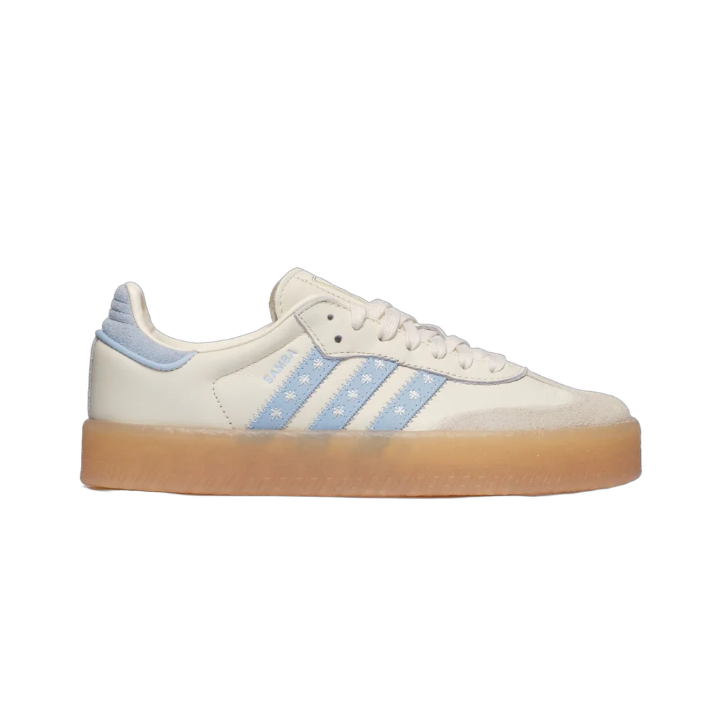 adidas Sambae Cream White Clear Sky (Women's) - buty sneakersy Offstreet