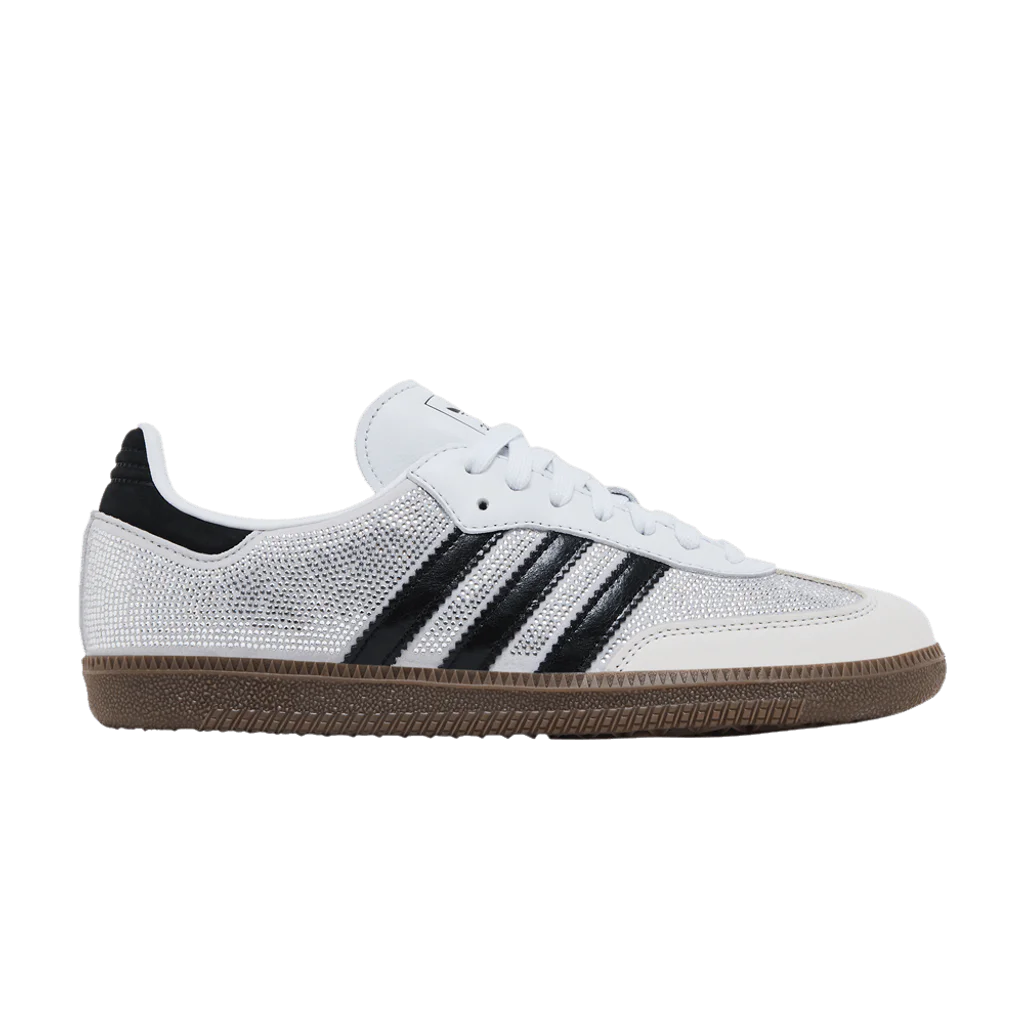 adidas Samba OG Rhinestone Crystal White Silver - sneakersy klasyczne - buty sneakersy Offstreet