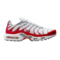 Nike Air Max Plus White University Red Wolf Grey - buty sneakersy Offstreet