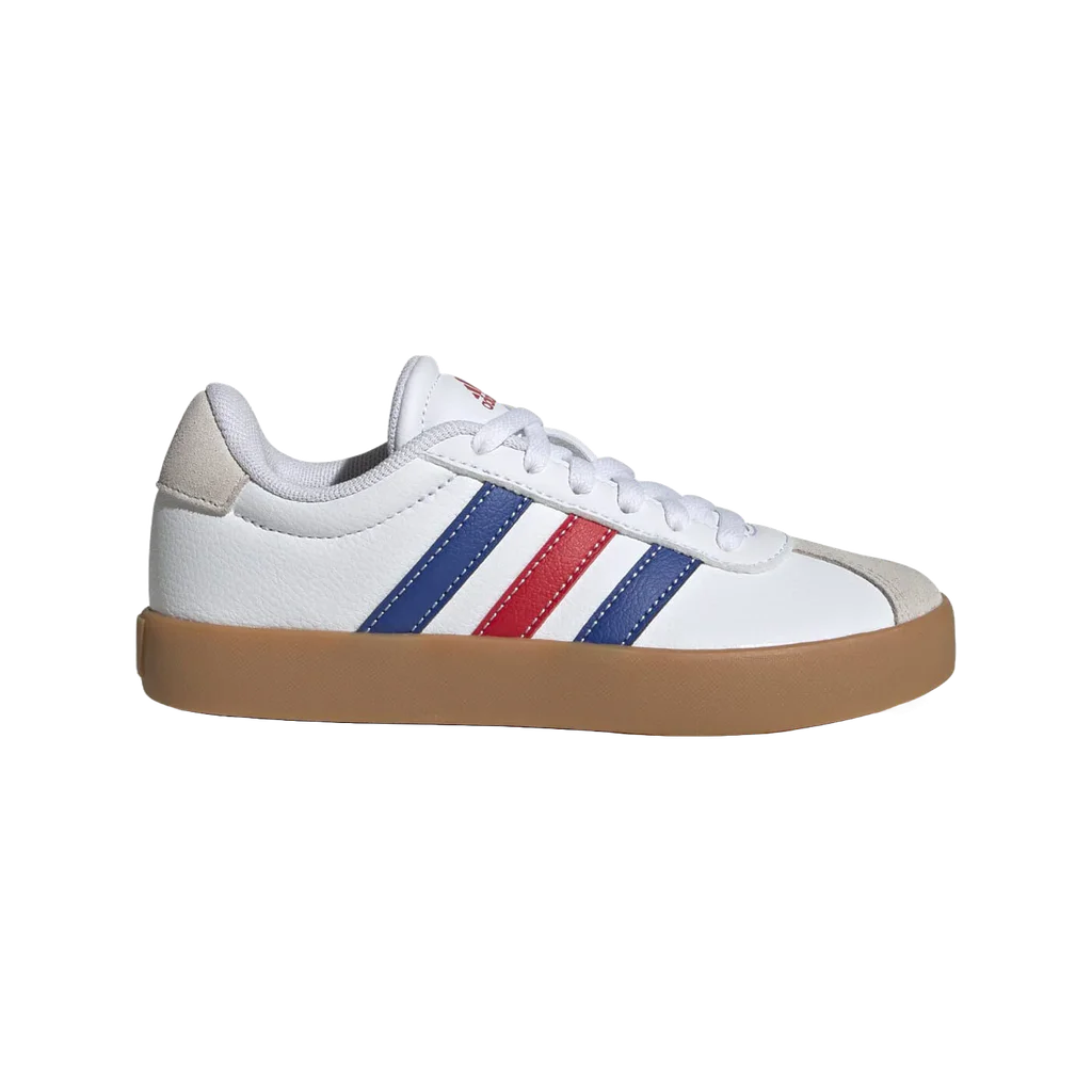 adidas VL Court 3.0 Cloud White Royal Blue Better Scarlet (GS) - buty sneakersy Offstreet