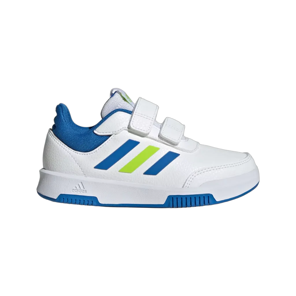 adidas Tensaur Hook And Loop Cloud White Bright Royal Solar Slime (GS) - buty sneakersy Offstreet