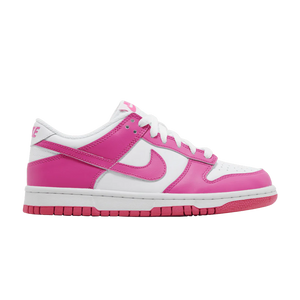 Nike Dunk Low Laser Fuchsia – różowo-białe sneakersy