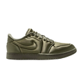 Jordan 1 Low Method of Make Satin Medium Olive (Women's) - buty sneakersy Offstreet