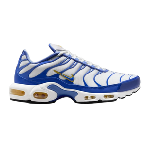 Nike Air Max Plus White Lyon Blue Varsity Maize - sneakersy