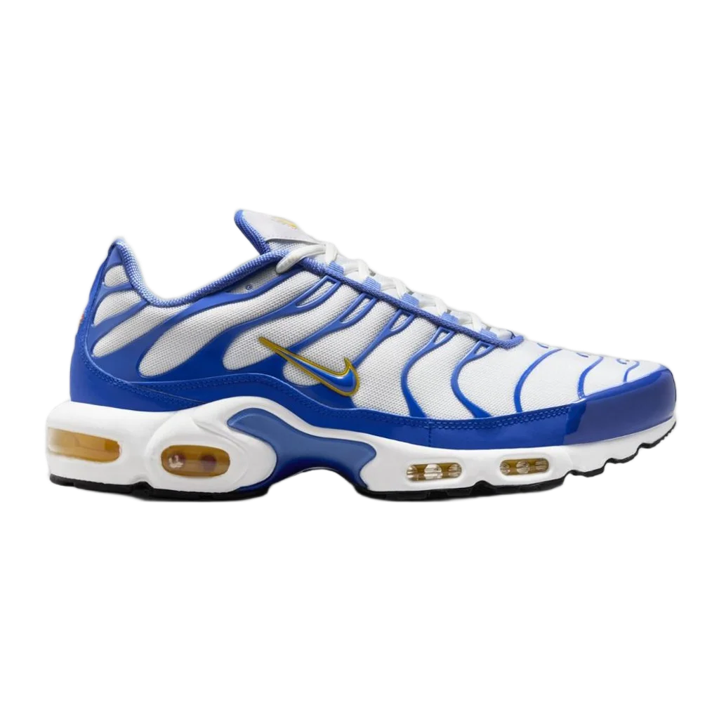 Nike Air Max Plus White Lyon Blue Varsity Maize - buty sneakersy Offstreet